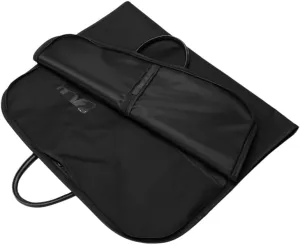 1pc Suit Dust Bag Carrier Door Storage Bag Foldable Packing Man Hanger Folding Garment Bags for Travel Duffle Bag Handles Carry Trifold Rail Suit Bags Straps The Oxford Cloth Black