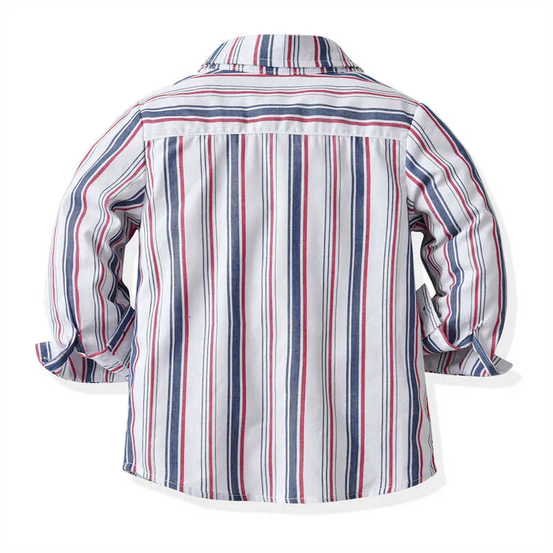 2 Pieces Set Baby Kid Boys Dressy Striped Bow Shirts And Suits Trousers Wholesale 211109433