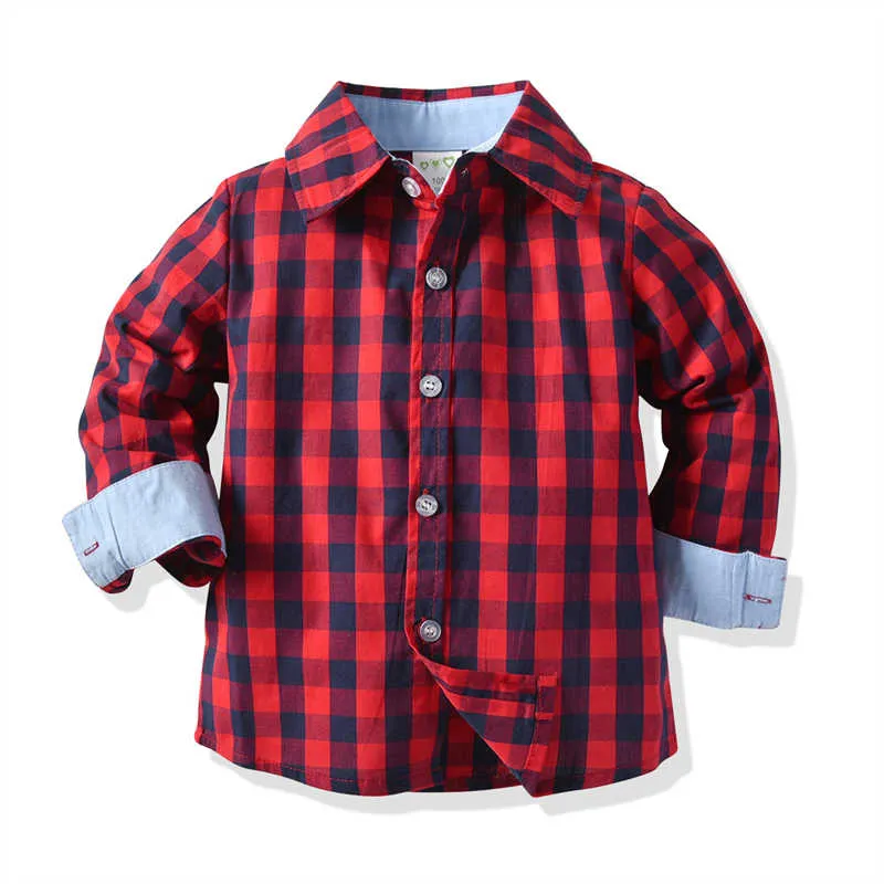 3 Pieces Set Baby Kid Boys Birthday Party Crochet Cardigan Checked Bow Shirts And Solid Color Pants Wholesale 211109487