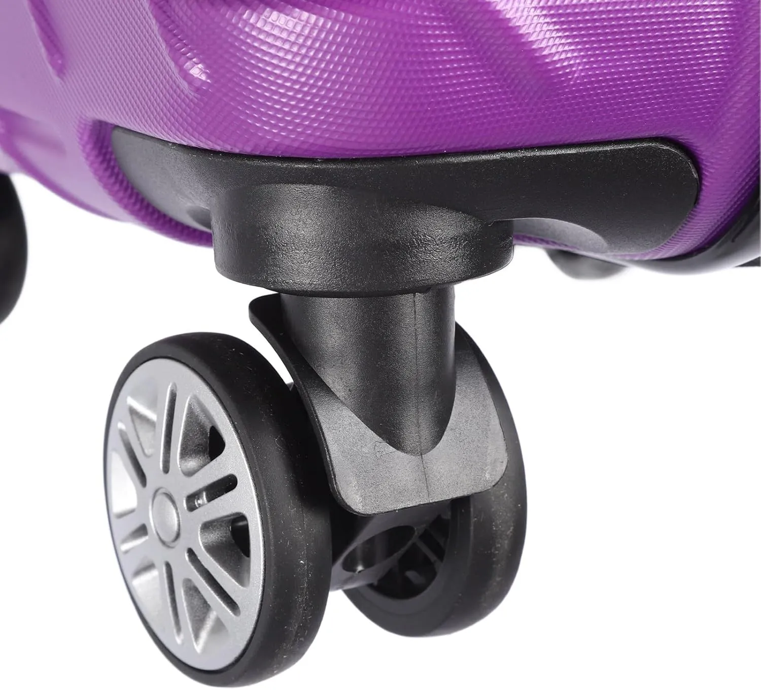 3PCS Luggage Set Spinner Wheel Hardshell Suitcase Lightweight with TSA Lock 150kg Load Capacity 20in 24in 28in (Violet)