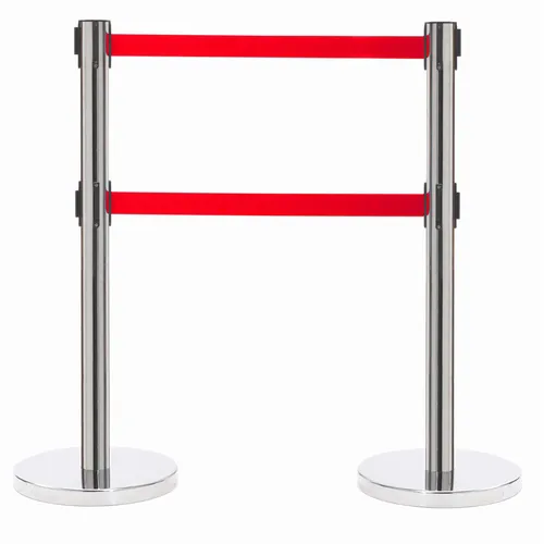 AARCO Products HC-27RD Crowd Control Stanchion