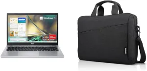 acer Aspire 3 A315-24P-R7VH Slim Laptop | 15.6" Full HD IPS Display & Lenovo Laptop Bag T210, Messenger Shoulder Bag for Laptop or Tablet
