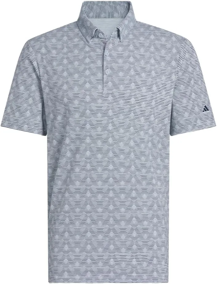 adidas Men's Go-to Printed Stripe Polo Shirt