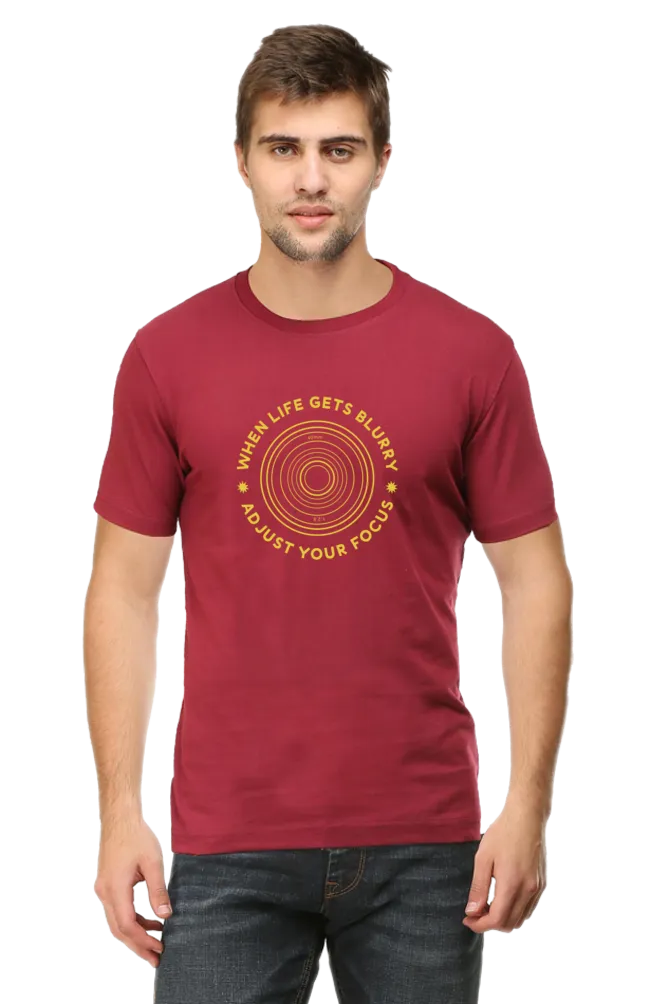 Adjust Your Focus Printed T-shirt for men