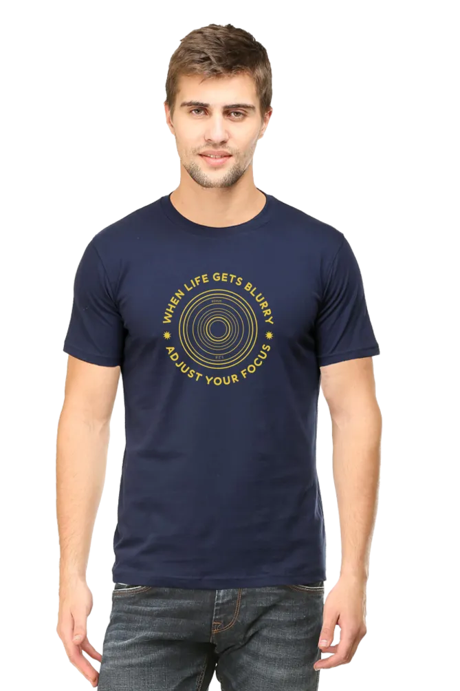 Adjust Your Focus Printed T-shirt for men