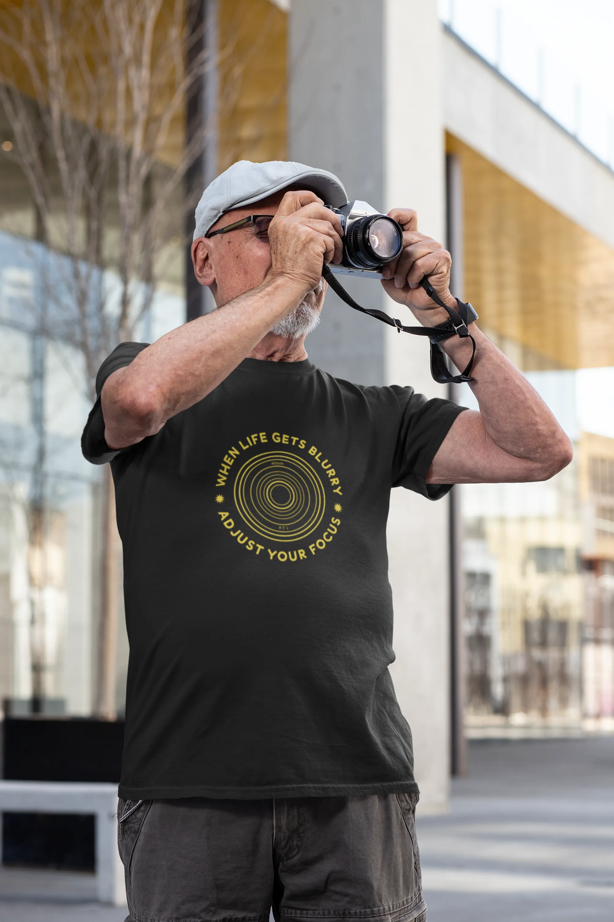 Adjust Your Focus Printed T-shirt for men