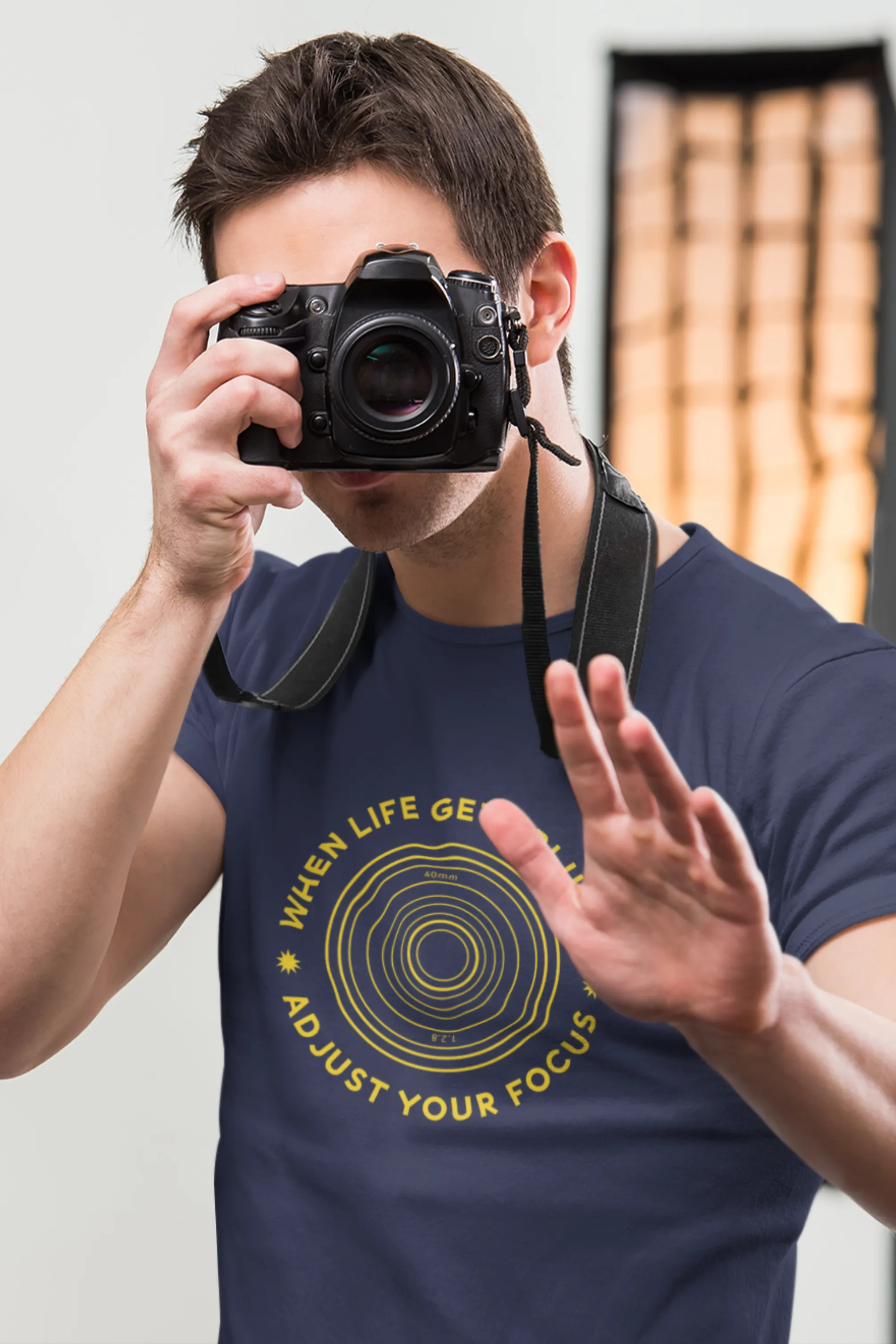 Adjust Your Focus Printed T-shirt for men