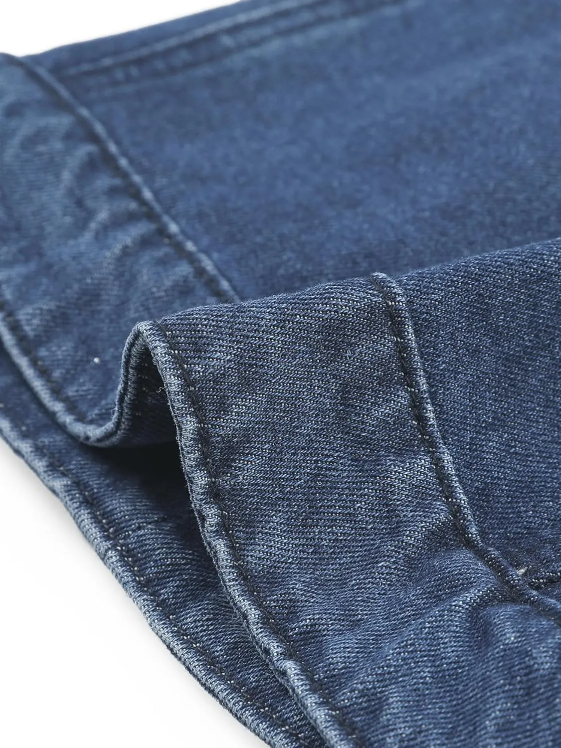 Agnes Orinda Plus Size Short Sleeve Denim Jackets for Women Button Washed Cropped Jean Jacket