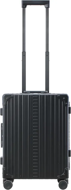 All Aluminum Lightweight 21" International Carry-On Hardside Luggage with Durable Hardshell, TSA Approved Heavy Duty Spinner Wheels, Rolling Travel Bag for Airplane, Premium Suitcase (Onyx)