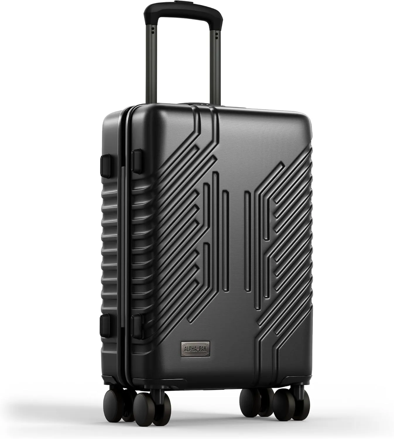ALPHA CAMP 20-inch Carry On Luggage Airline Approved - PC ABS Lightweight Suitcase with Built-in TSA LockHard-shell Durable Rolling Luggage with USB Port