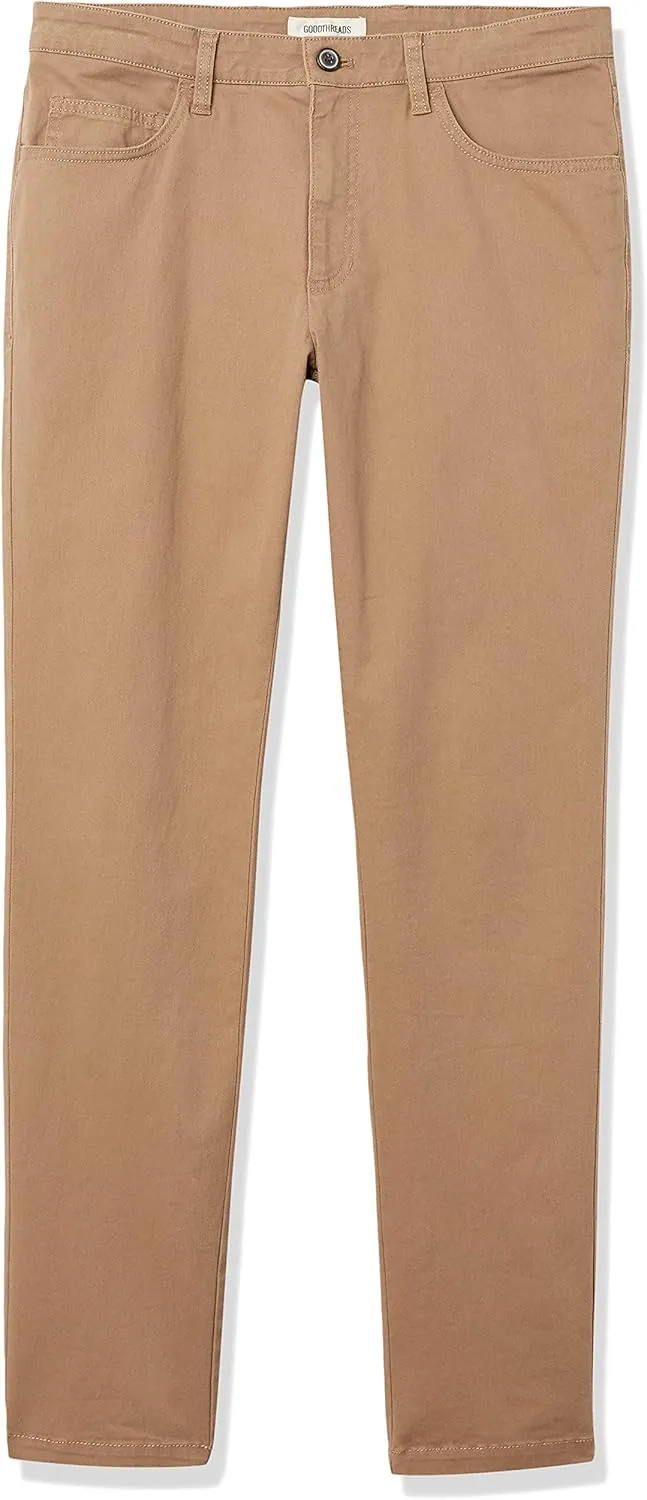 Amazon Essentials Men's Skinny-Fit 5-Pocket Comfort Stretch Chino Pant (Previously Goodthreads)