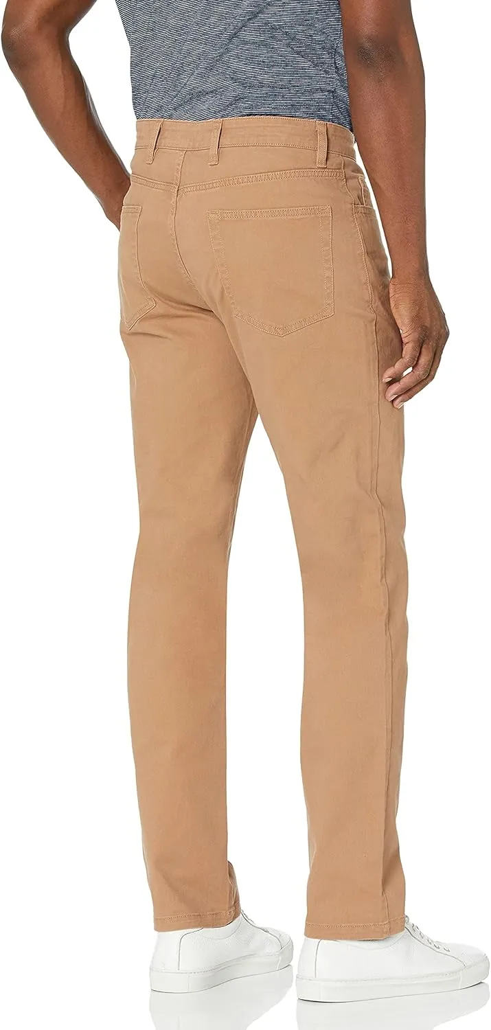 Amazon Essentials Men's Straight-Fit 5-Pocket Comfort Stretch Chino Pant (Previously Goodthreads)