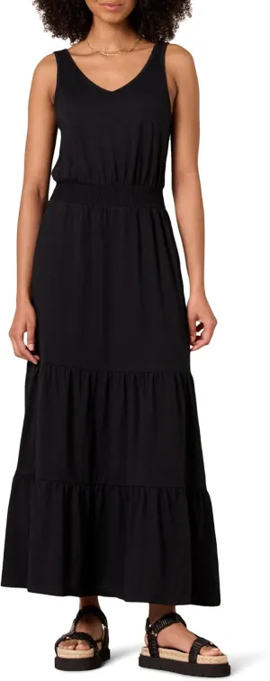 Amazon Essentials Women's Sleeveless Elastic Waist Summer Maxi Dress (Available in Plus Size)