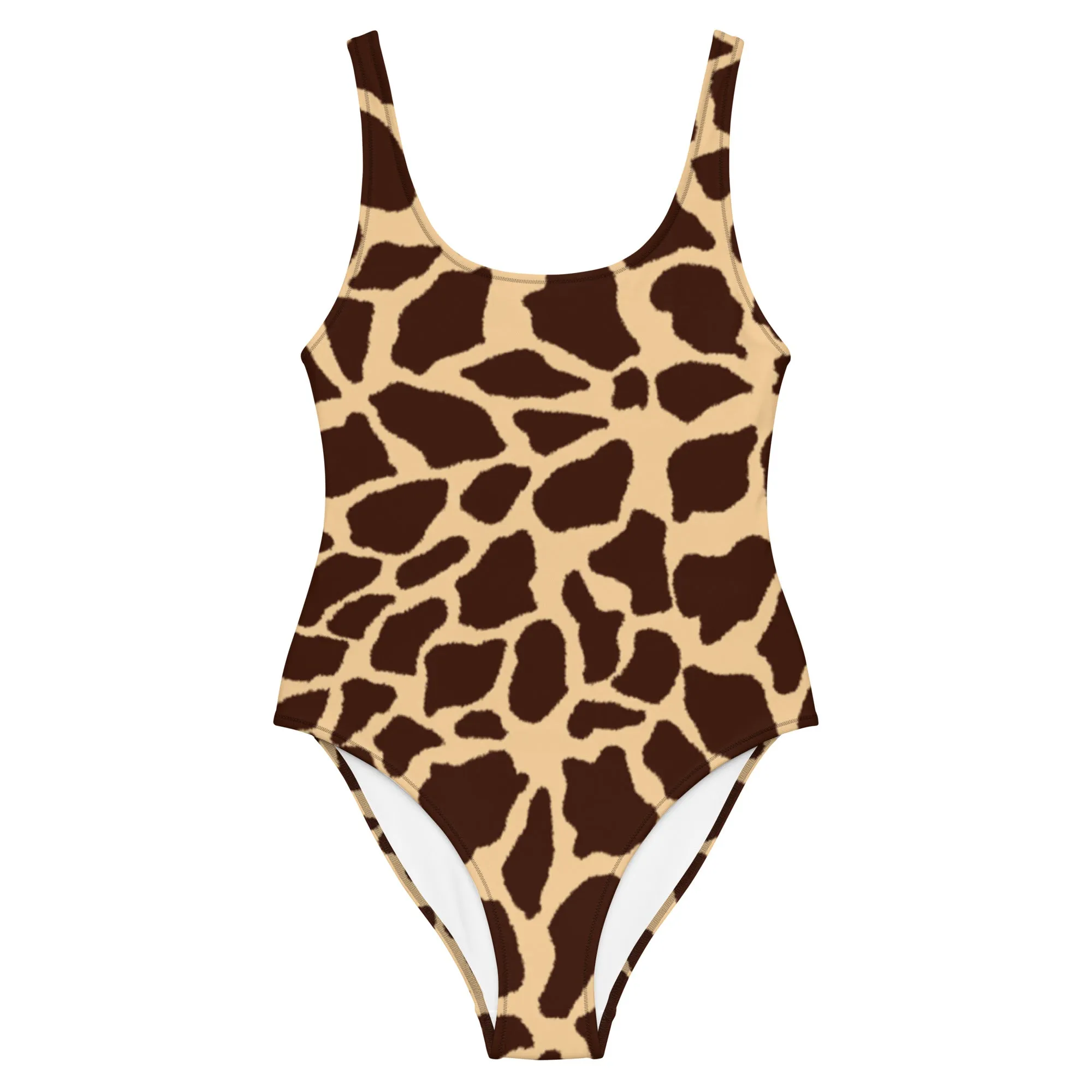 Animal Giraffe print swimsuit for women, lioness-love