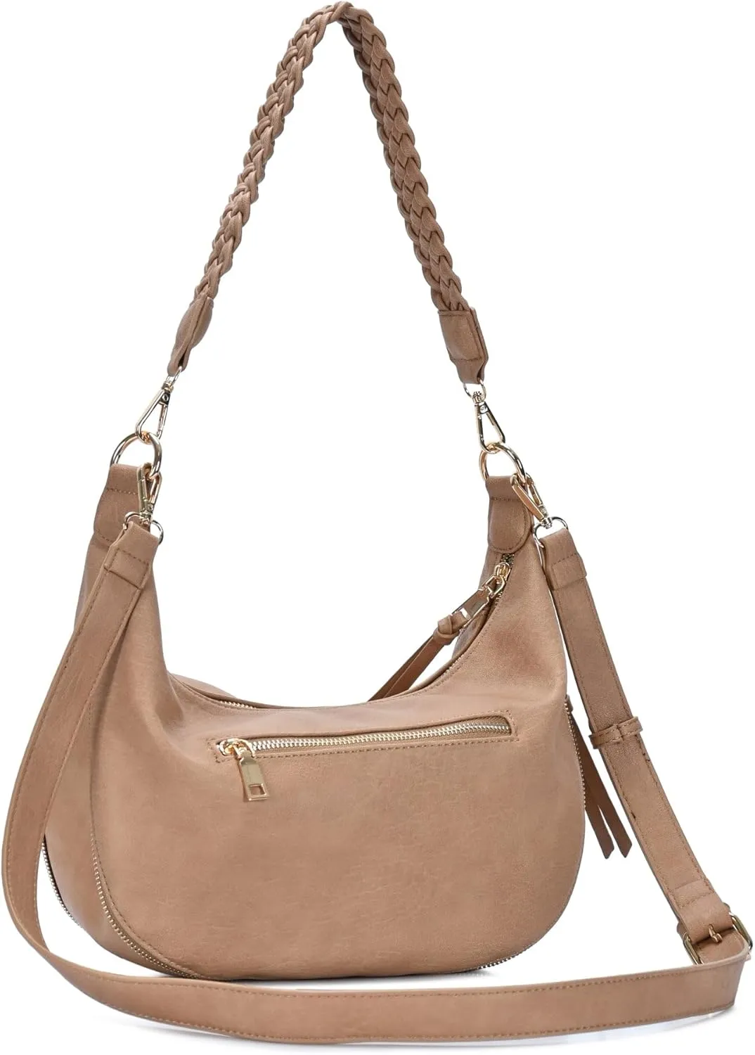 Antik Kraft Noelia Shoulder Crossbody Hobo | Vegan Leather Handbag with Adjustable Strap | Versatile and Stylish Everyday Bag