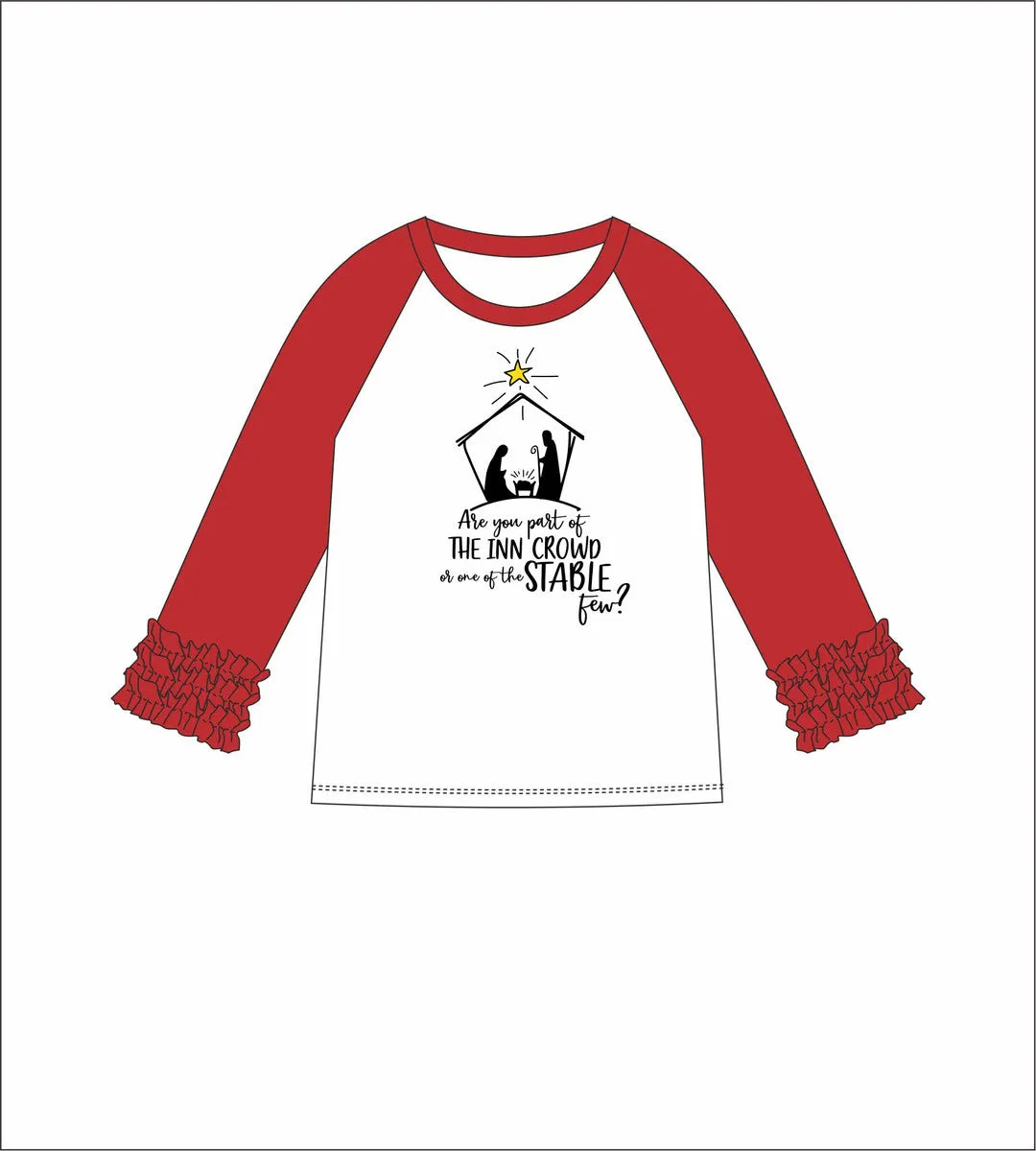 Are You A Part Of The Inn Crowd Red Ruffle