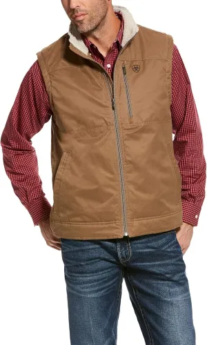 ARIAT Men's Grizzly Canvas Vest