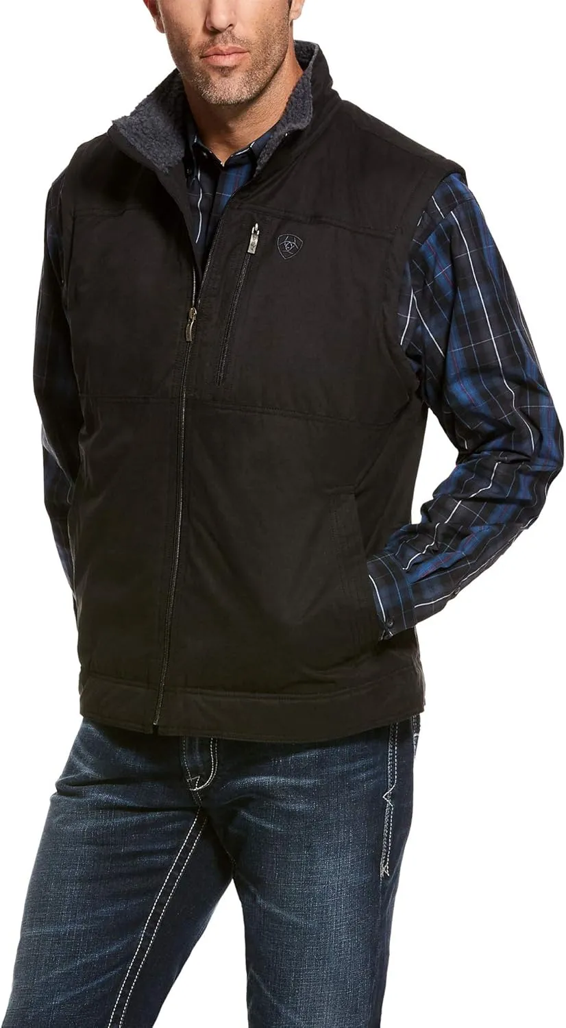 ARIAT Men's Grizzly Canvas Vest