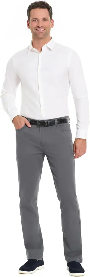 Arrow Men's Heritage Twill 5-Pocket Pant, Straight Leg Fit, Cotton Blend Fabric