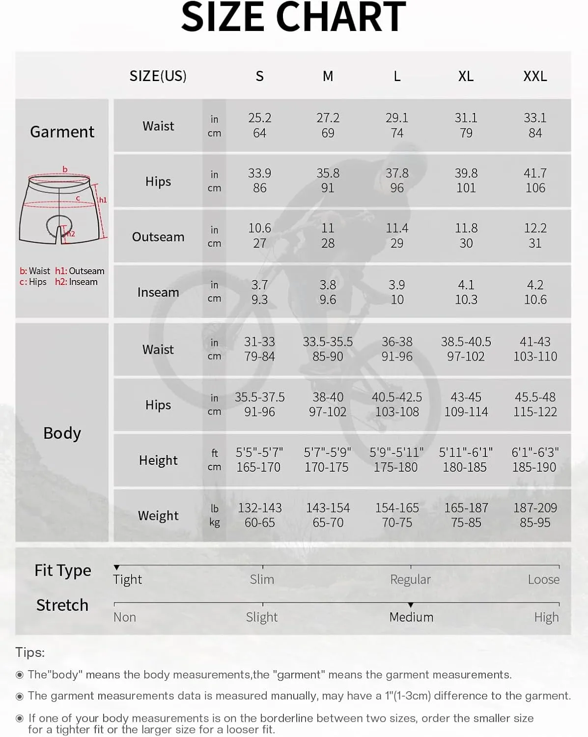 ARSUXEO Men's Cycling Underwear 4D Padded Bike Shorts Bicycle Biking Cycling Shorts with Padding Mountain Bike Liner
