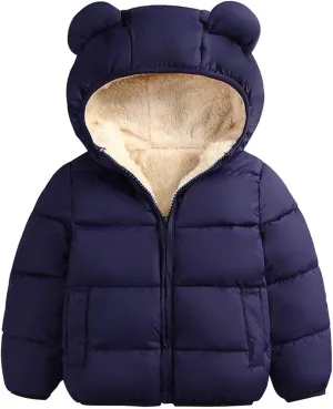 ARTMINE Baby Toddler Boys Girls Winter Down Coats with Hoods, 12M - 5Y