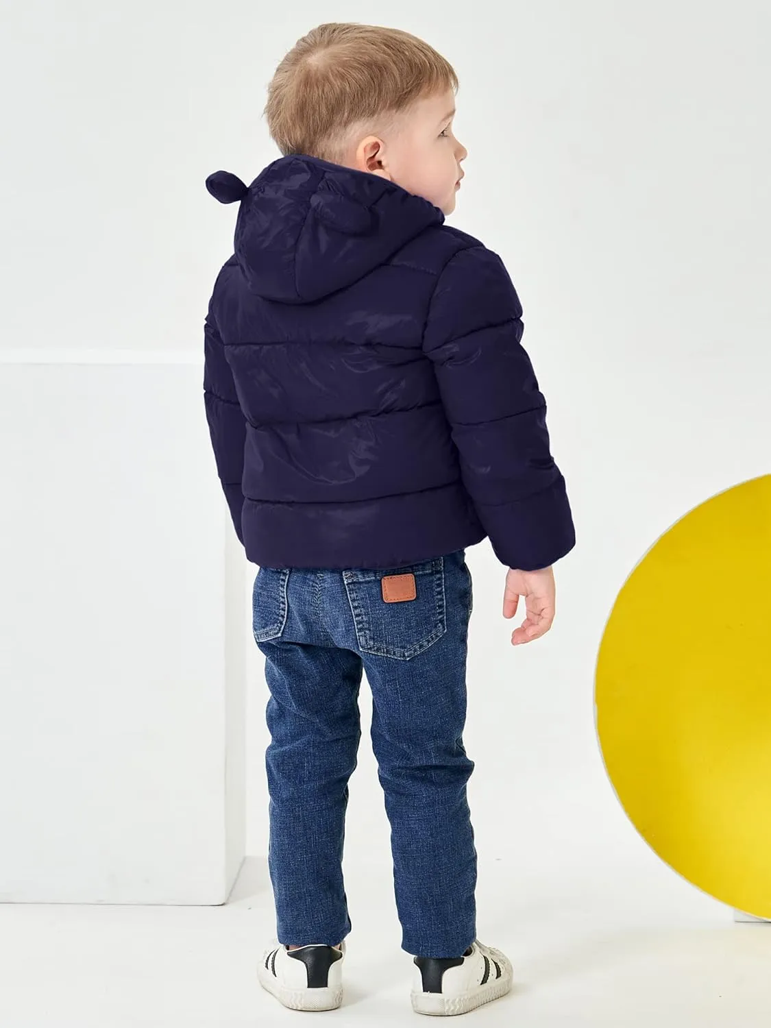 ARTMINE Baby Toddler Boys Girls Winter Down Coats with Hoods, 12M - 5Y
