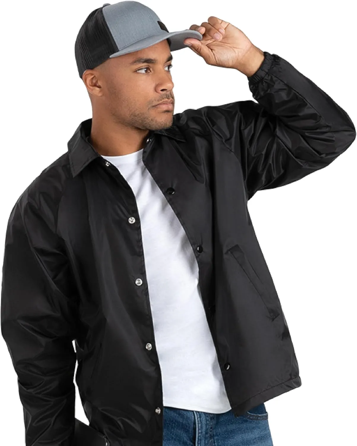Augusta Sportswear Men's Nylon Coach's Jacket/Lined