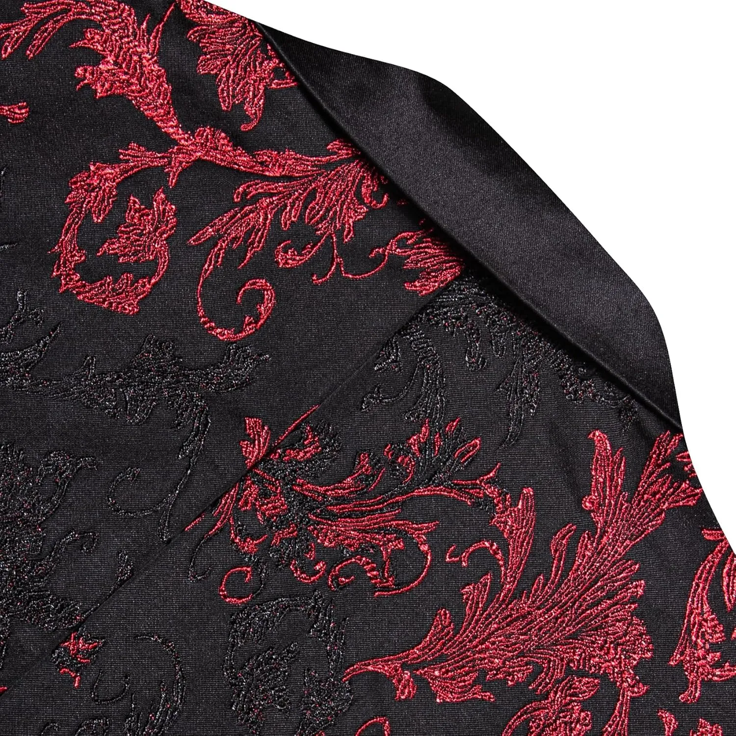 Barry. Wang Men's Sport Coats & Blazers Flower Suit Jacket 1 Button Paisley Tuxedo Mardi Gras Carnival Parade Gift
