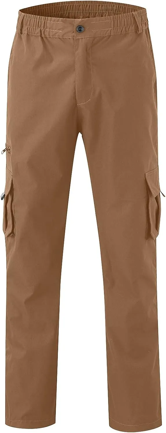 Big and Tall Sweatpants for Men Pant Men Pants Hiking Athletic Mens Cargo Pants Outdoor Hiking Trouser Multi Pockets