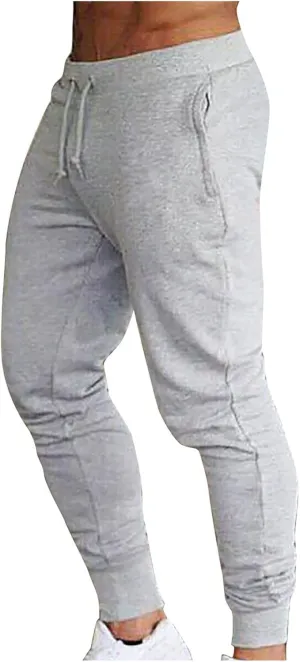 Big and Tall Sweatpants for Men Zip Pockets Men Bottoms Joggers Lounge Pants Tracksuit Jog Bottom Fleece Zip Pockets