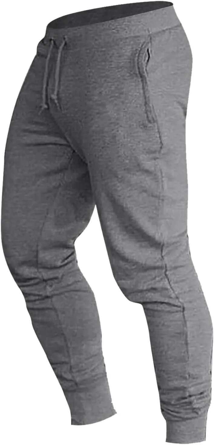 Big and Tall Sweatpants for Men Zip Pockets Men Bottoms Joggers Lounge Pants Tracksuit Jog Bottom Fleece Zip Pockets