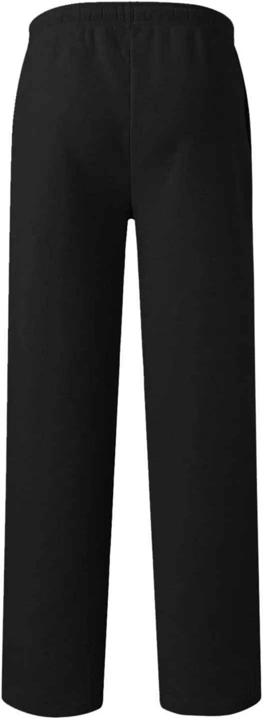 Black Cargo Pants Men Mens Oversized Cargo Pants Casual Drawstring Joggers Work Solid Color Sweatpants with Multi Pocket