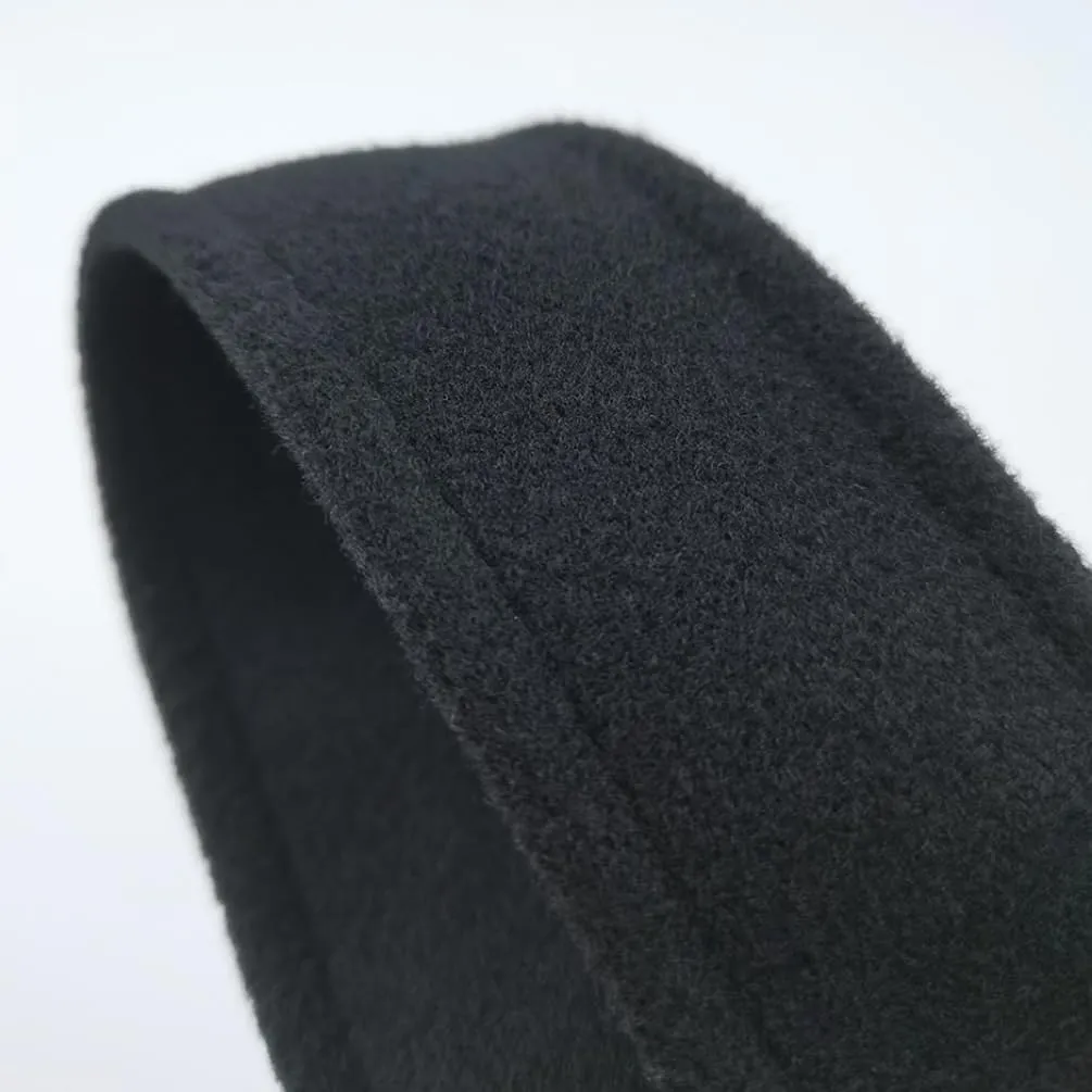 Black Tweed Coat Sleeve Band Faux Wool Cuff Straps Replacement for Winter Thick Trench Coat Jacket