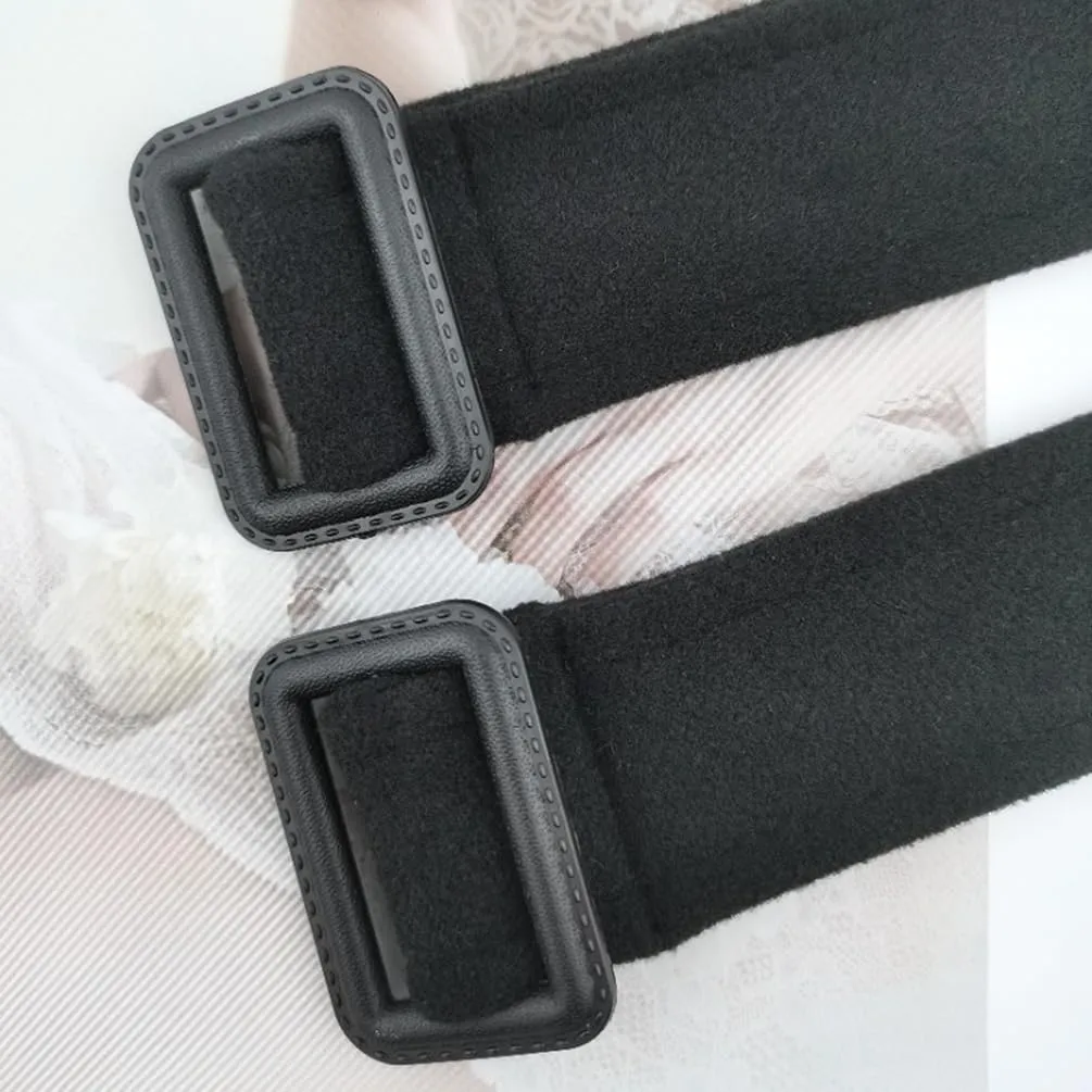 Black Tweed Coat Sleeve Band Faux Wool Cuff Straps Replacement for Winter Thick Trench Coat Jacket