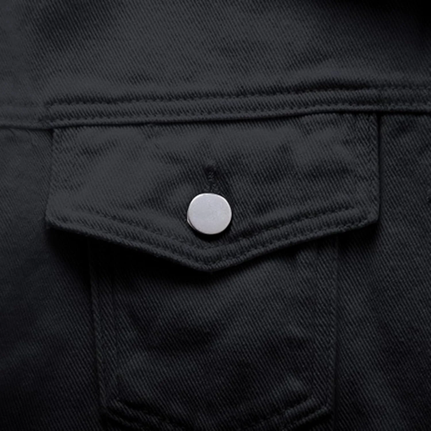 Bomber Jackets for Women Solid Button Down Jeans Denim Jackets Plus Size Trendy Casual Oversized Coat with Pockets