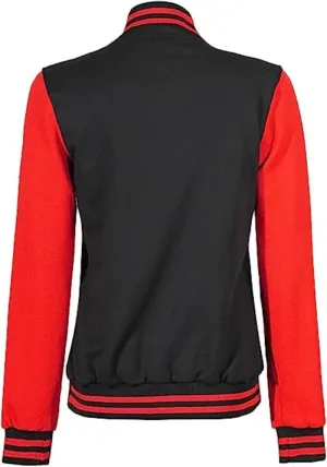 Bomber Varsity Jacket Women - Classic Letterman Jacket Woman in both Standard and Cropped Women Jacket Style