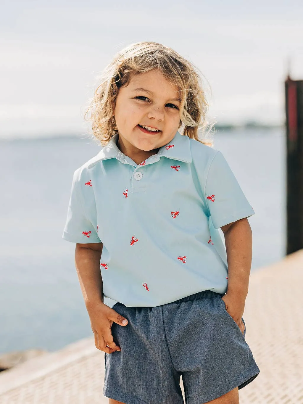 Boys Shorts - Chambray