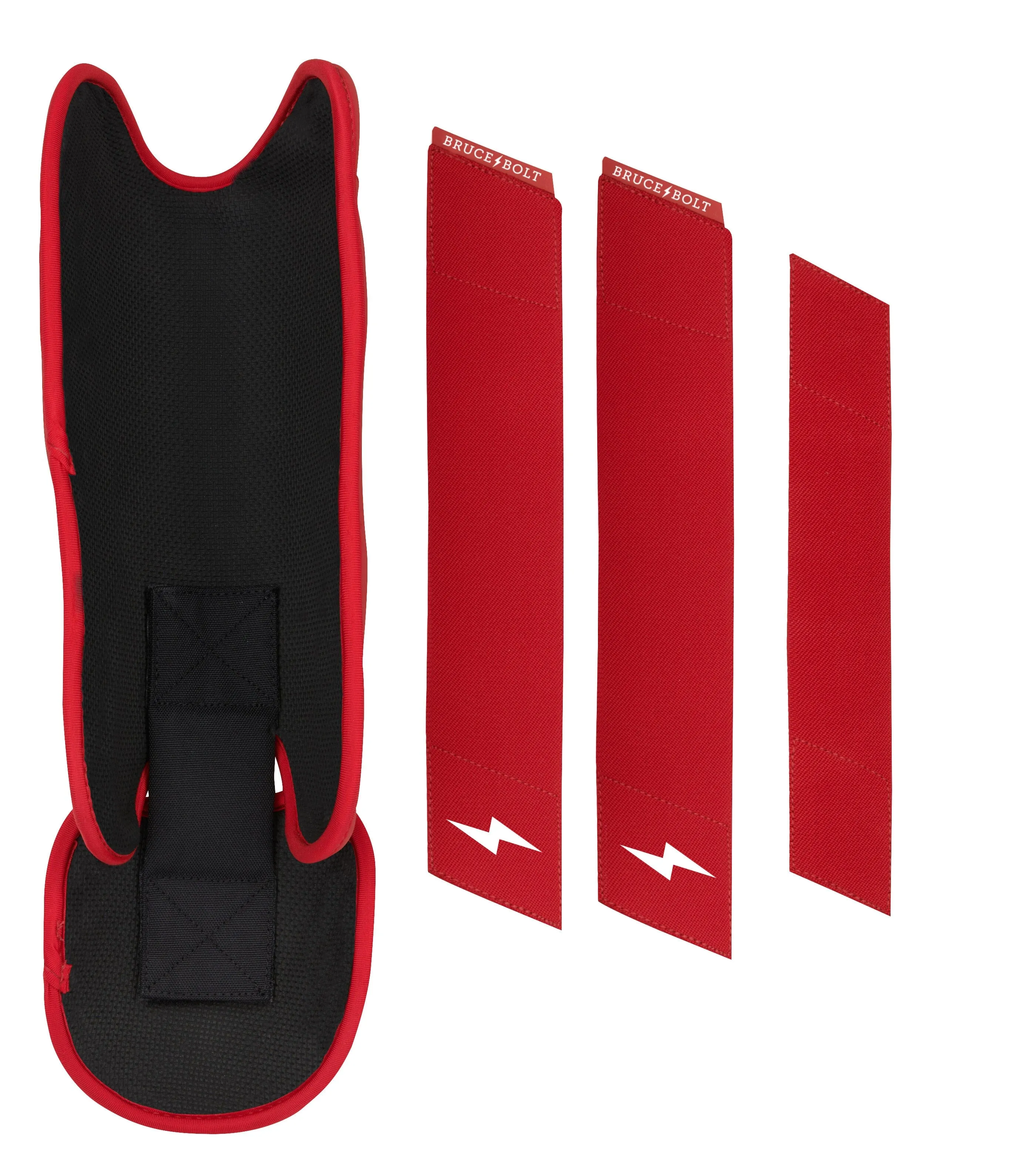 BRUCE BOLT Original Series Leg Guard - RED