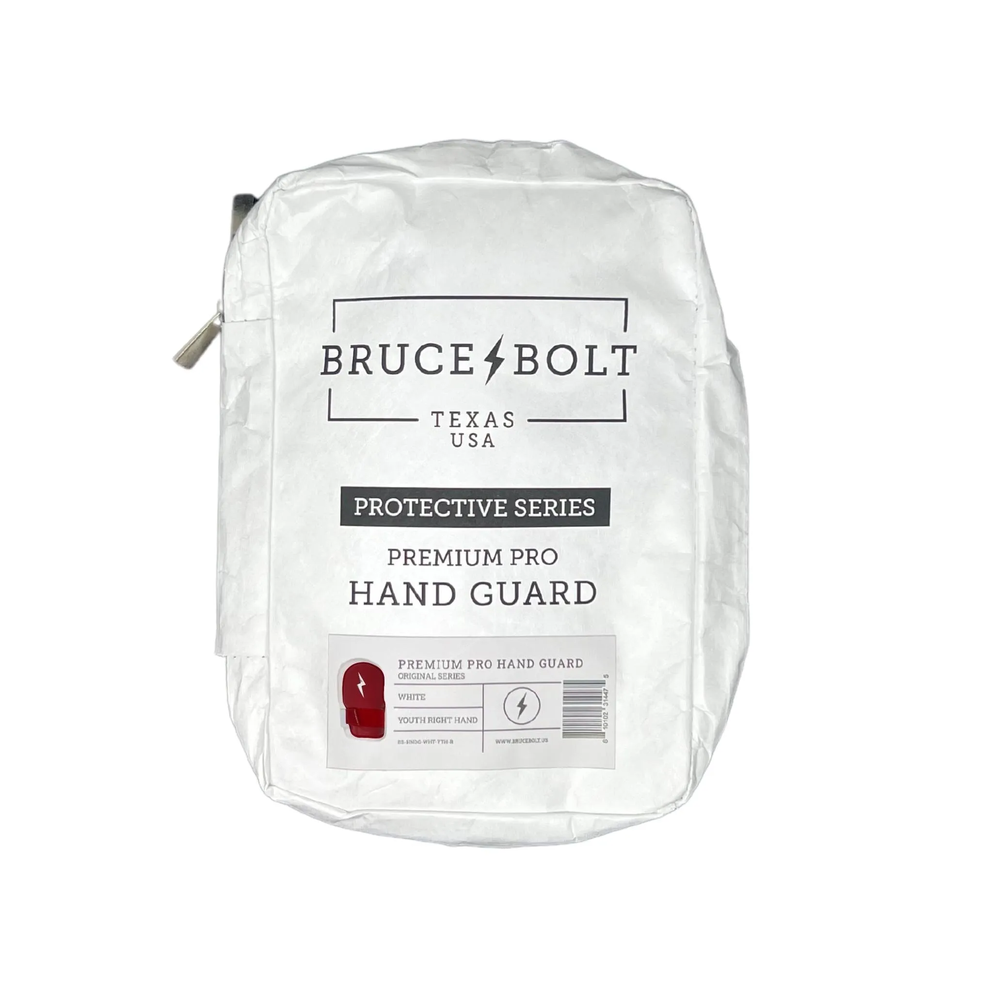 BRUCE BOLT PREMIUM PRO Left Hand Guard - RED LEFT