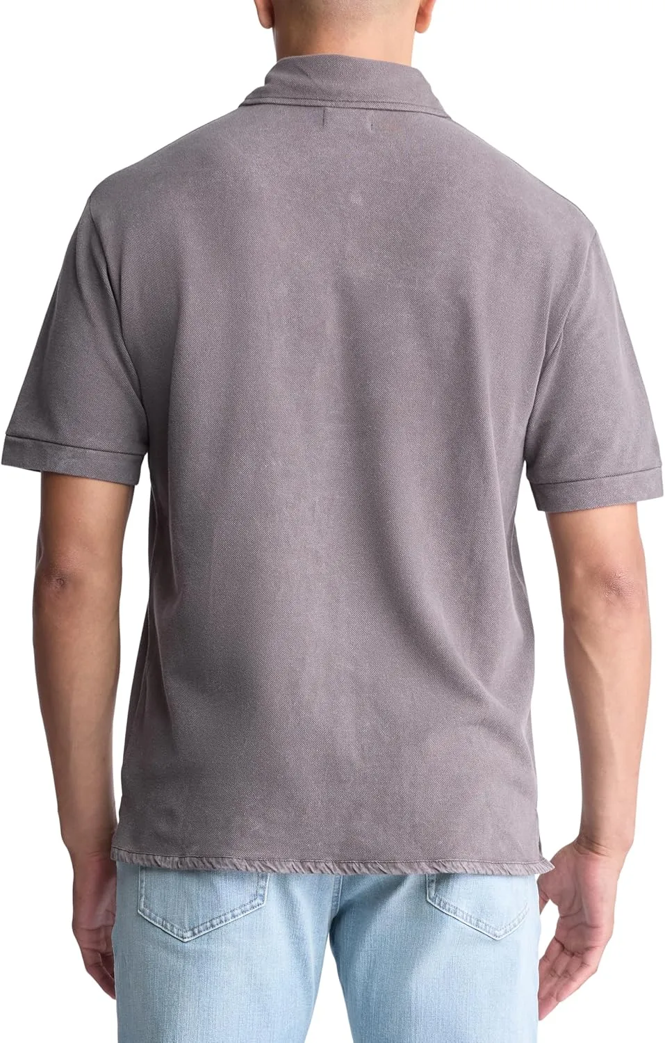 Buffalo David Bitton Men's Short Sleeve Light Weight Pique Polo