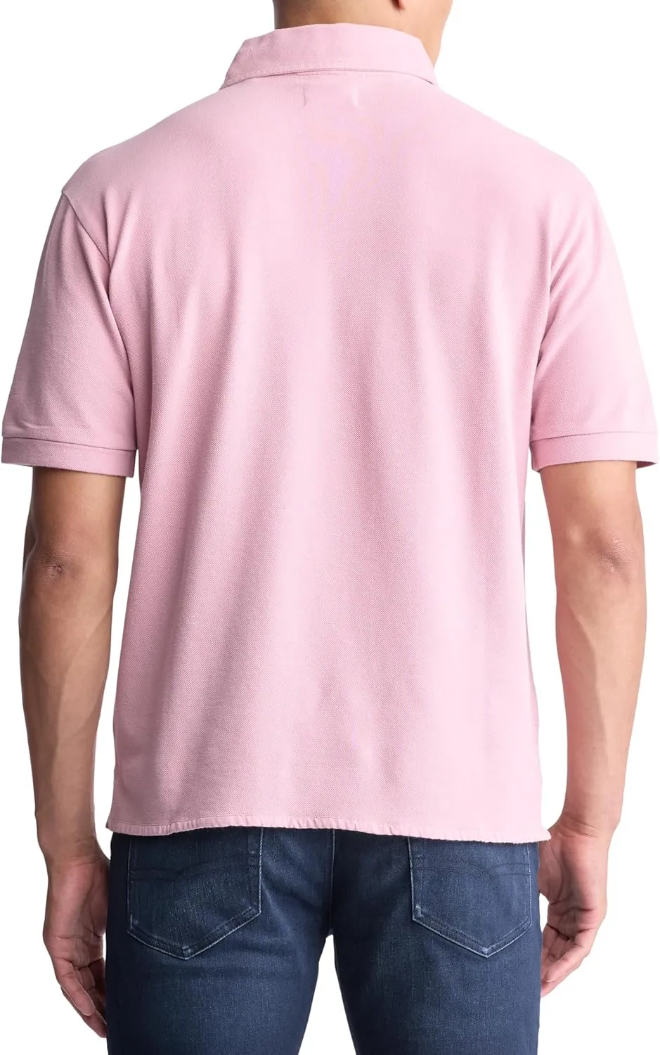 Buffalo David Bitton Men's Short Sleeve Light Weight Pique Polo