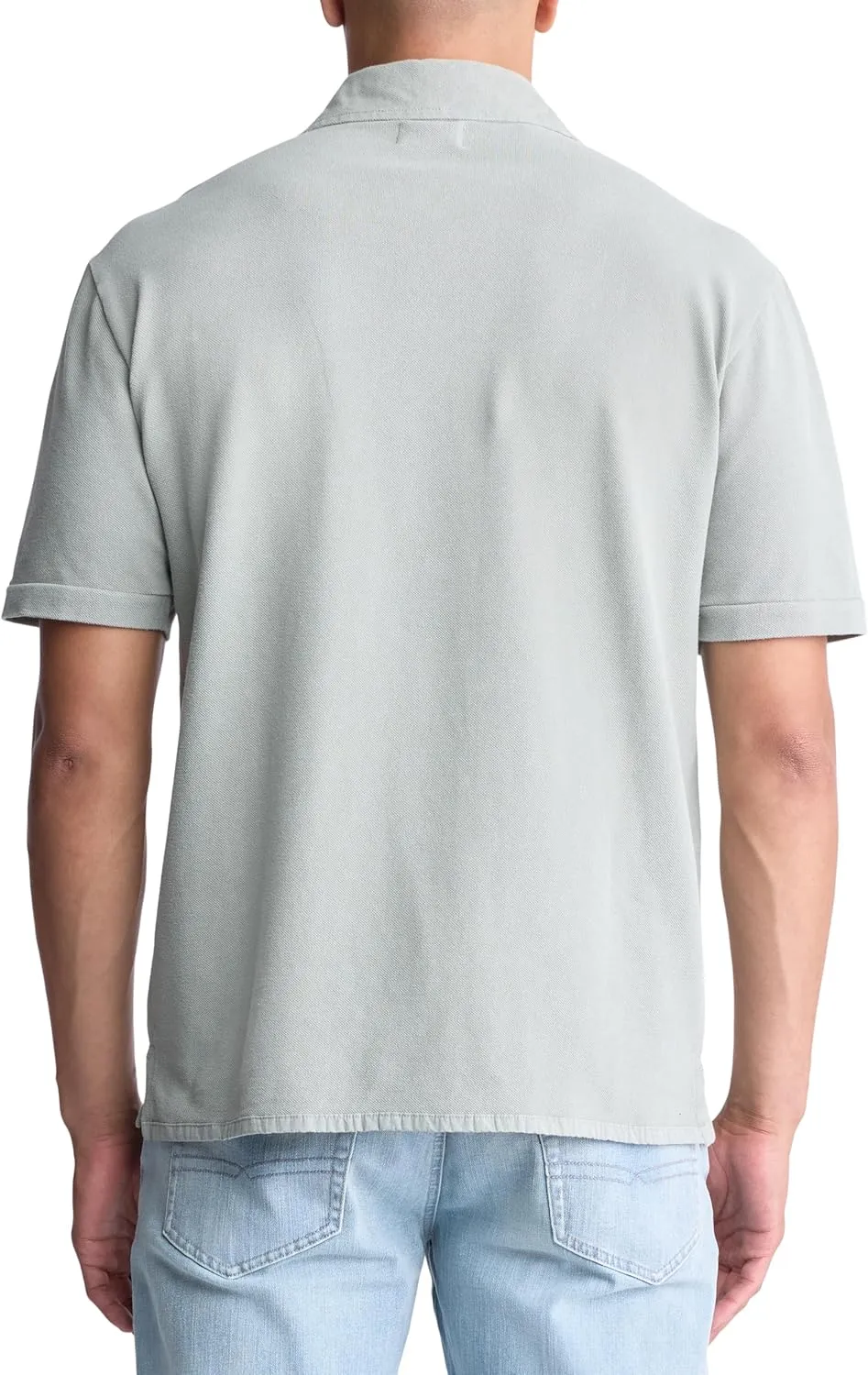 Buffalo David Bitton Men's Short Sleeve Light Weight Pique Polo