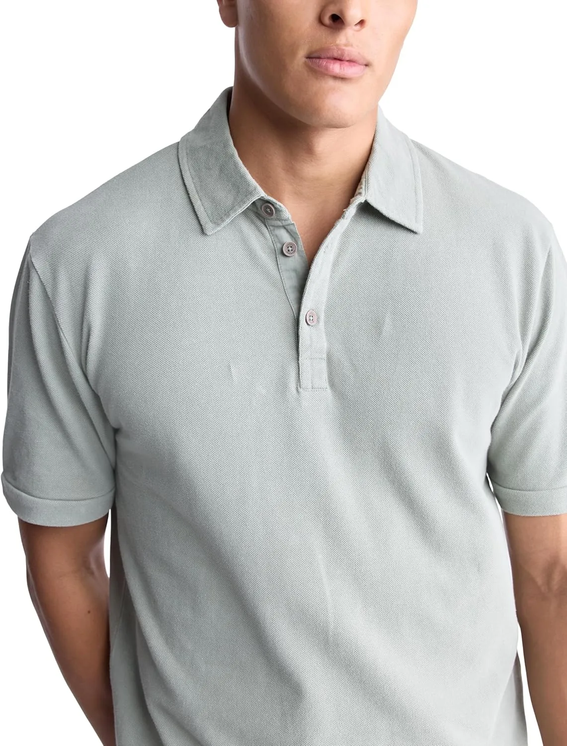 Buffalo David Bitton Men's Short Sleeve Light Weight Pique Polo