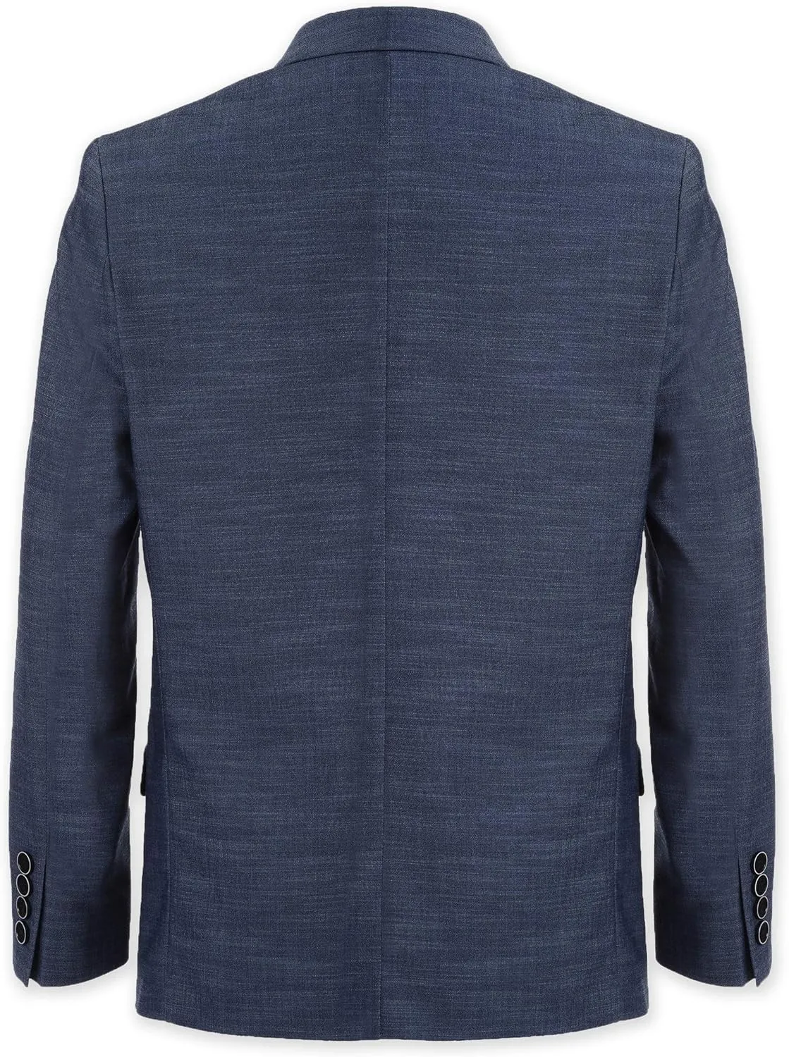 Calvin Klein Boys' Blazer Suit Jacket, 2 Single Breasted Closure, Buttoned Cuffs & Front Flap Pockets