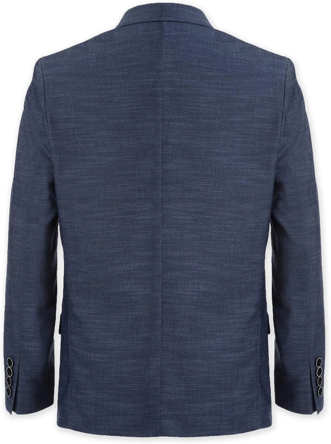 Calvin Klein Boys' Blazer Suit Jacket, 2 Single Breasted Closure, Buttoned Cuffs & Front Flap Pockets