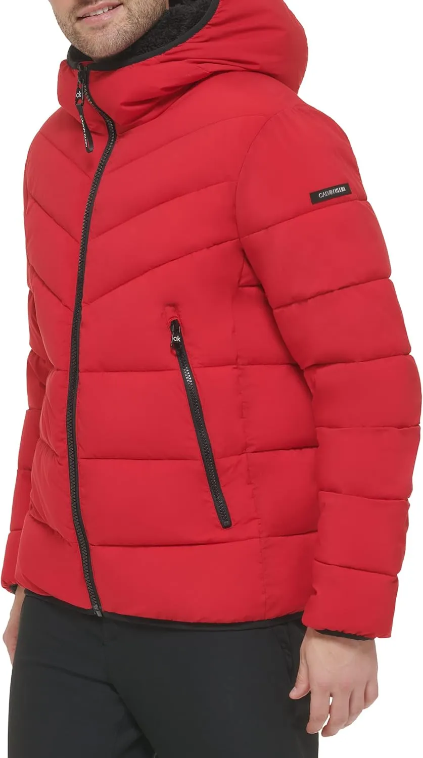 Calvin Klein Men's Snap Front Puffer Jacket