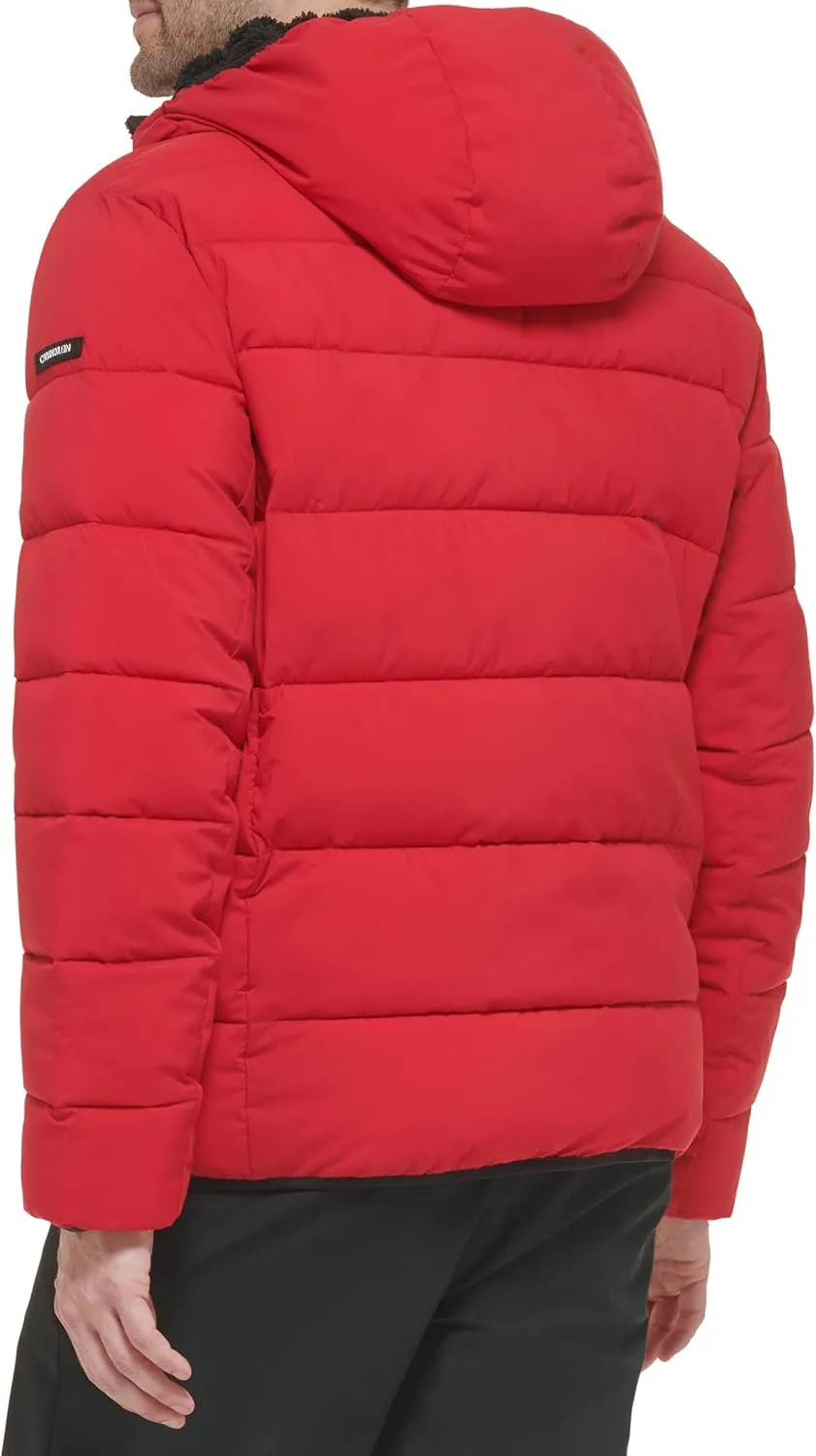 Calvin Klein Men's Snap Front Puffer Jacket