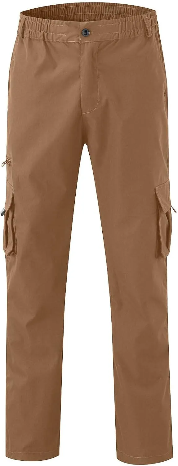 Cargo Pants for Men BaggyCargo Pants Baggy Pants Stretch Elastic Waist Fashion Trousers with Pockets