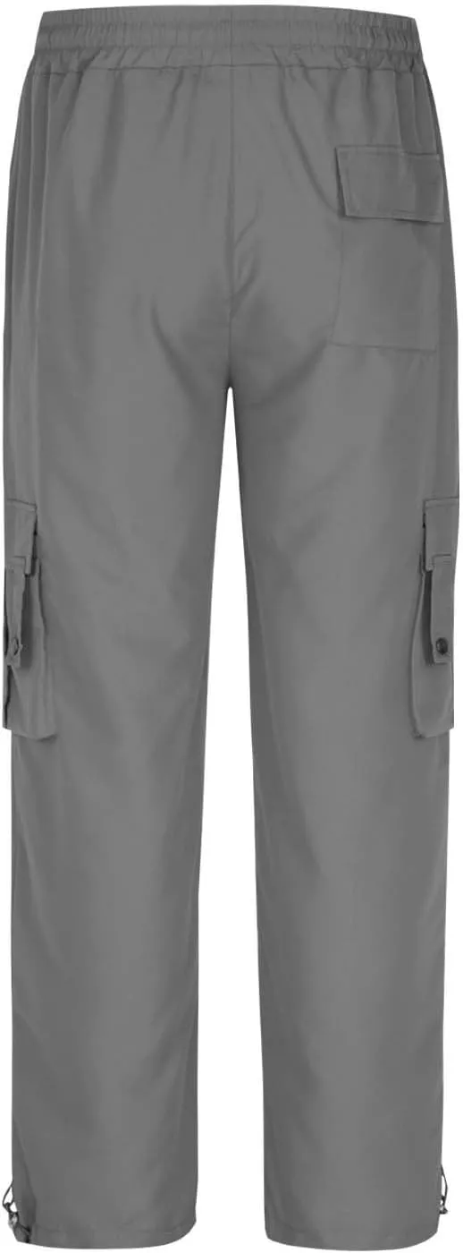 Cargo Pants for Men Lightweight Comfy Outdoor Hiking Tactical Pants Stretch Drawstring Wide Leg Joggers with Pockets