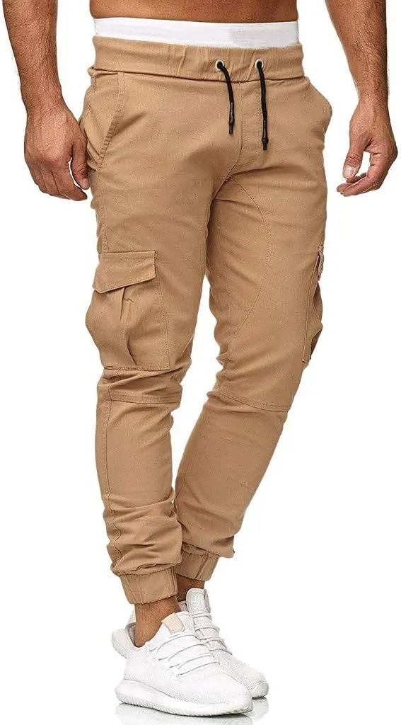 Cargo Pants for Men Relaxed Fit Casual Military Trousers Hiking Tactical with 6 Pockets Big and Tall Work Joggers